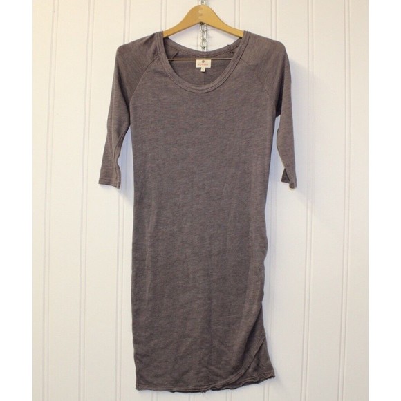 Sundry Side Ruched‎ Dress in Sunset Grey Size 1 Small - Picture 2 of 7